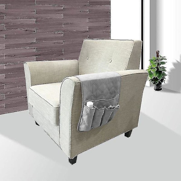 1 stk Sofa Armlæn Organizer Taske Sofa Stol Tv Fjernbetjening Magasin Vandafvisende Opbevaringstaske