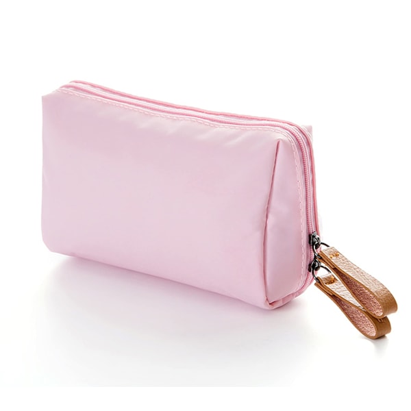 Liten Sminkväska för Handväska, Sminkväska Liten Kosmetikväska Mini Portabel Handväska för Kvinnor och Flickor (Rosa) pink