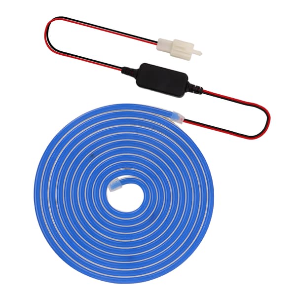 LED-strip til bilens frontbagagerum, IP67, omgivelsesbelysning, erstatning for Tesla Model 3 2018-2020, DC12-16V, blå