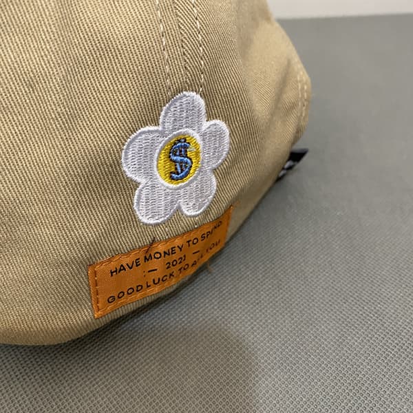Hat Kvinder Giver Dig En Blomsterbroderi Blød Top Sommer Afslappet Black