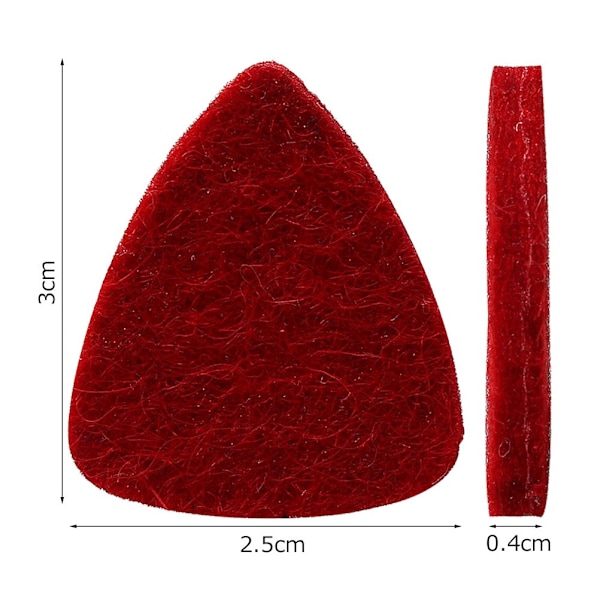 15 st Gitarrplektrum, Ukulele Filtplektrum För Dina Elektriska, Akustiska Gitarrer