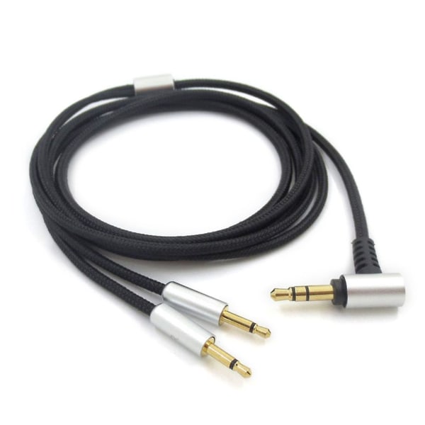 Gaming Headset-kabel 3,5 mm til 2,5 mm støyreduksjon for Hd202 Hd477 Hd497