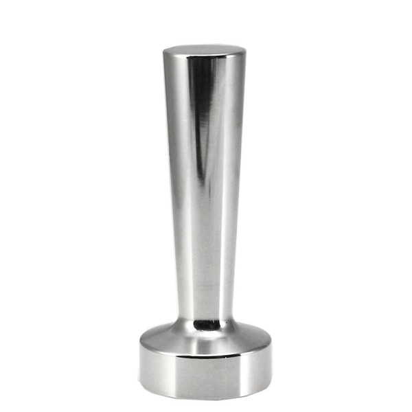 Tamper rostfritt stål solid kaffeverktyg för kapselmaskin (1st, silver)