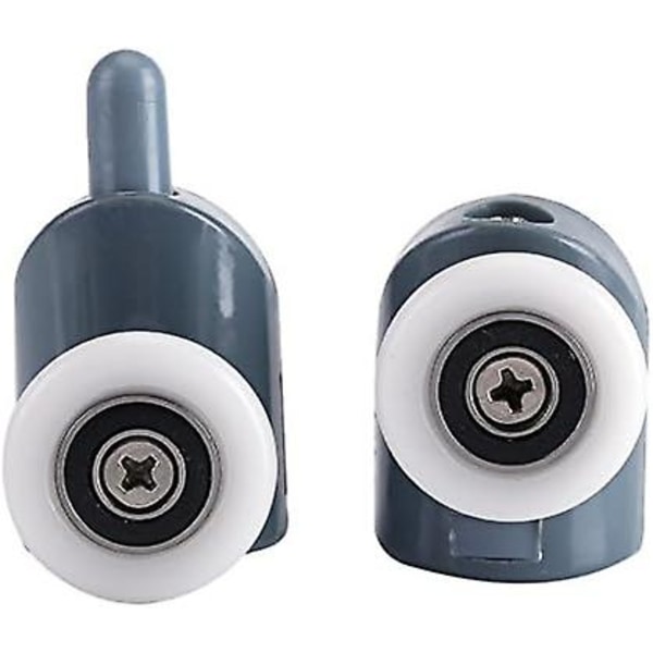 Set med 8 Duschdörrsrullar - För Duschdörr - 25mm - Lätt att Installera