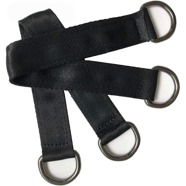 Trægynge Stropper, 2 stk. 25 cm / 9,8 tommer Trægynge Ophængningssæt Heavy Duty Ophængningsstropper Holder 440 lbs Perfekt til Trægyngesæde, Hængekøje, 25cm Straps