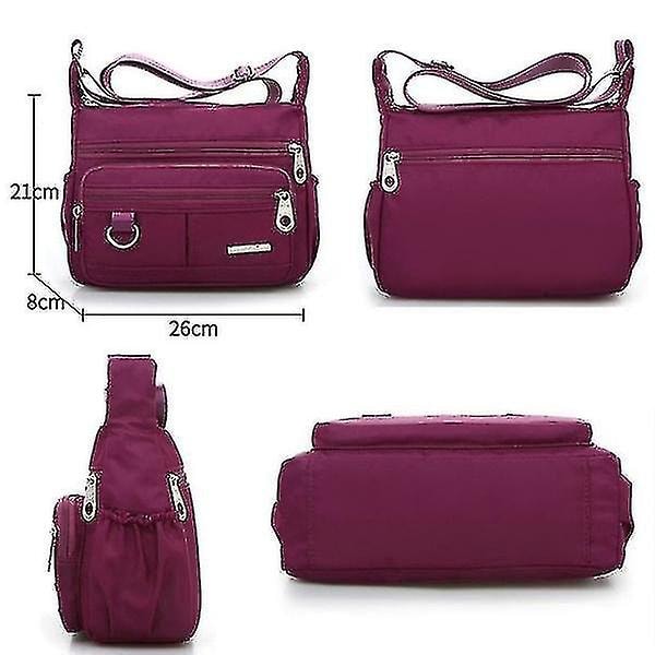 Ny Fashion Dam Vattentät Nylon Väska Enstaka Axelväska Crossbody Väska Casual Handväskor