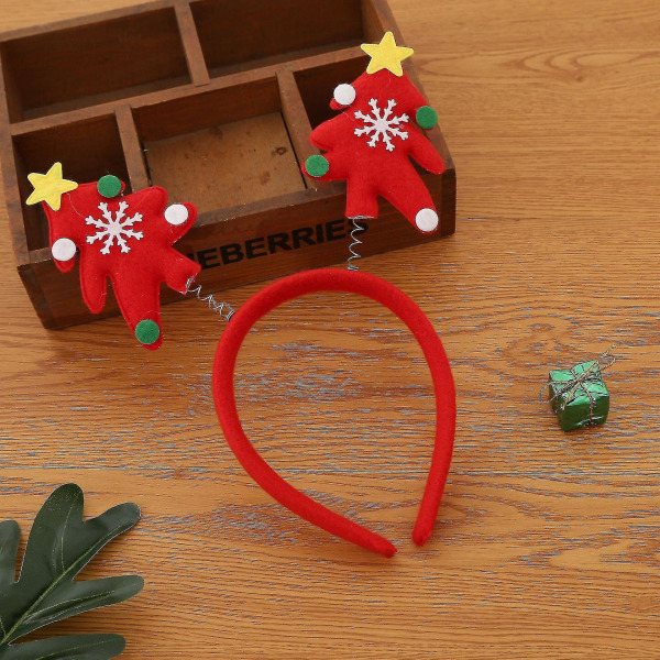 2 Stykker Jule Hodebånd Rensedyr Gevir Hårbøyle Hodeplagg For Julefest