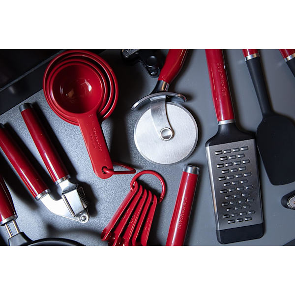 d pizzaskærer, rustfrit stål, Empire Red Pizza Cutter Tin Opener