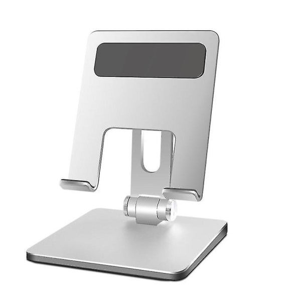 Tabletstativ til skrivebord, stabil tabletholder med aluminiumsbund