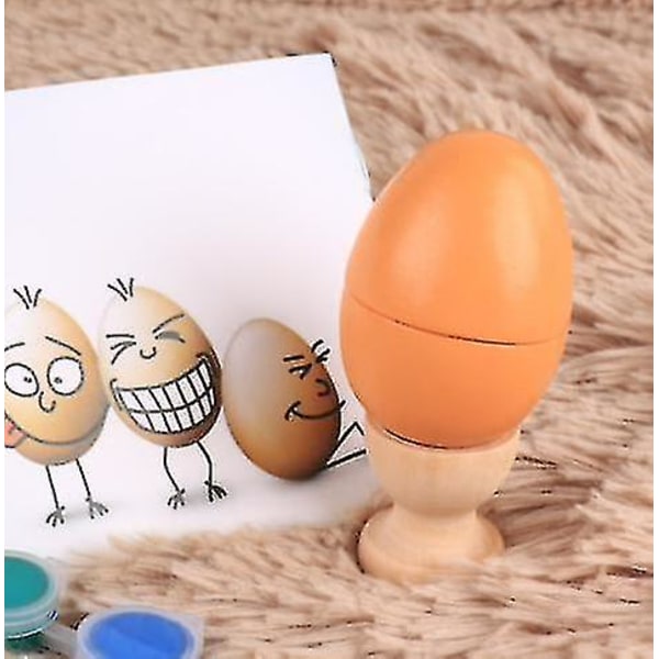 Egg Cup Trekopp Egg Cooker Egg Holder Påske Egg Cup For Diy Påskedekorasjon For Maling