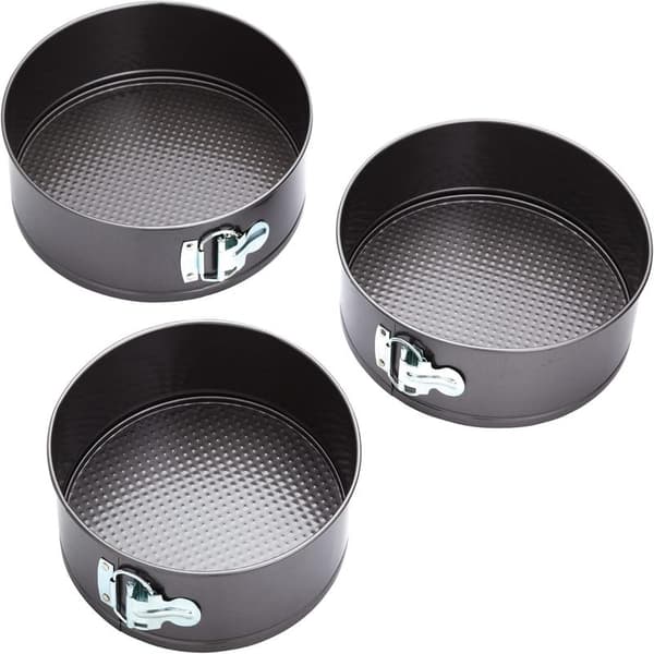 Kitchen Craft Springformforme med non-stick belægning, 3-pak, sort