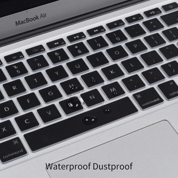 Macbook Air 13 tommers tastaturdeksel for 2012-2017 Macbook Air 13 tommer A1369 A1466 og Macbook Pro 13 tommer, 15 tommer (med eller uten netthinneskjerm, 2015 O