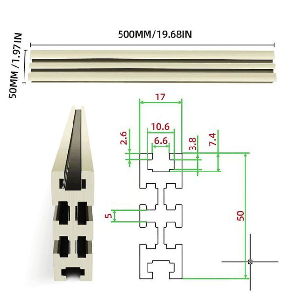 Høj kvalitet 50/66mm elektrisk cirkulær beslag aluminiumlegering fast beslag