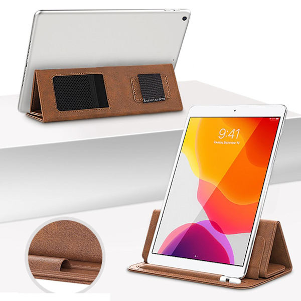 Skyddande Läderfodral med Stativ för Honor Pad 8 Surfplatta