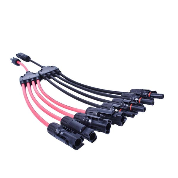 Easy Connection solpanel Y-gren kabeladapter 10AWG Y-stik kabel vedvarende til effektive simple panelopsætninger