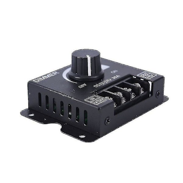 1 stk DC12v/24v 30a LED-kontakt Dimmer Controller til LED-strimler Enkeltfarvet Sort