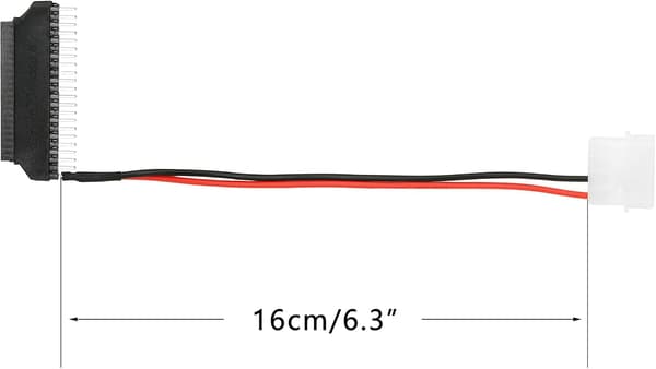 2,5 til 3,5 IDE-adapter, bærbar 2,5-tommer til stationær 3,5-tommer IDE-harddiskadapterkonverter, 5 stk.