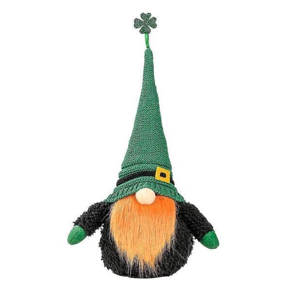 St. Patrick's Day Dekorasjoner Gnomes Kompatible med Hjem Bord Ornament Gaver Irsk plysj Elf Skandinavisk Han