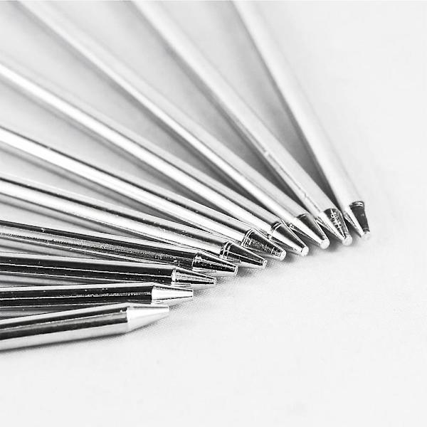 Metal Plukke Heavy Duty Telthakker Solid Aluminium Legering Rustfri Jordplukke Til Havemarkiser Vandreture Rejser Og Udendørs Camping (10 stk, Sølv)