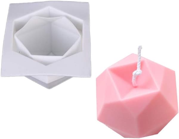 Silikonformer DIY Lyslaging Form 3D Silikonform Soyavoks