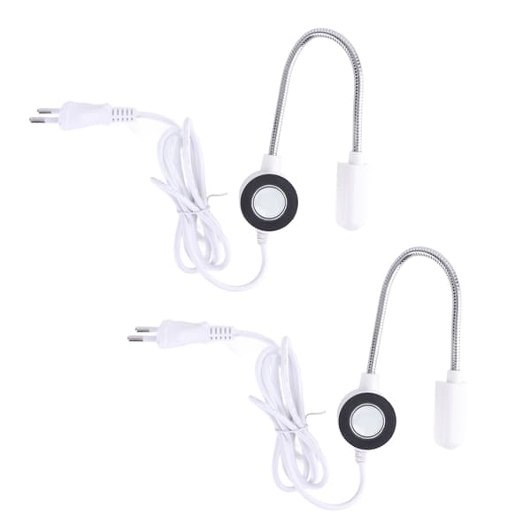 2 stk LED symaskinlys Fleksibelt arbeidslys med magnetisk base