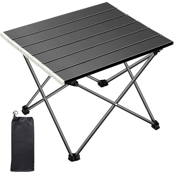 Campingbord, sammenleggbart campingbord, sammenleggbart bord bærbart Ultralett aluminiumslegering med bæreveske, sammenleggbare campingbord for utendørs, piknik, være