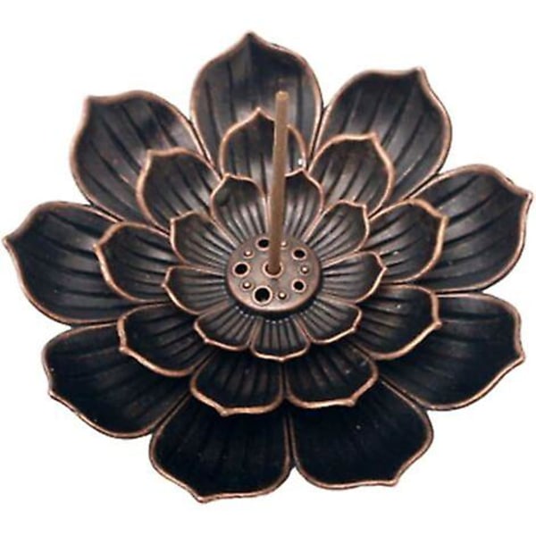 Legering Lotus Bronze Røgelseskar Røgelse Brænder Antik Kobber Røgelse Tallerken Buddhisme Spole Lotus Røgelseskar Kegle Røgelse Brændere