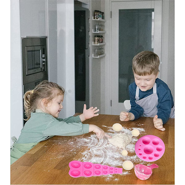 DIY 3D Pärl Fondantform Boll Pärl Halvklot Choklad Silikonformar Kakdekoration Socker Lollipop Form Kupol