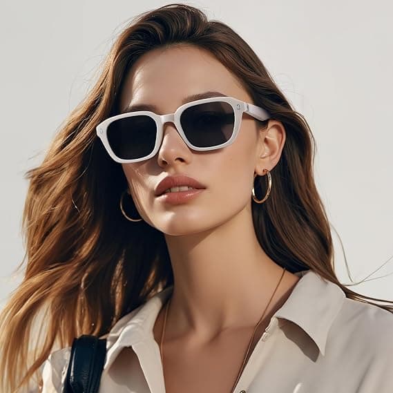 Briller Polarized Foldbare Solbriller Kvinder Mænd Firkantede Solbriller Foldbare Solbriller UV400 Beskyttelse