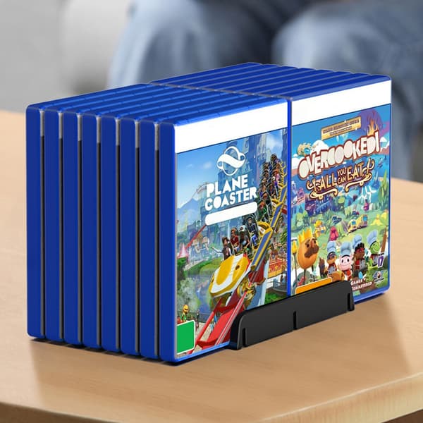 Velegnet til PS5/XBOX/SWITCH spildiskopbevaringsholder, kan
