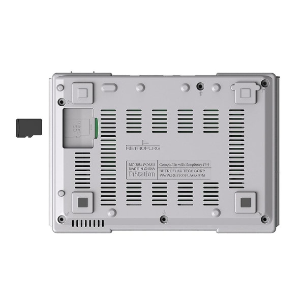 Pi Station för Case Pistation Housing med återställningsknapp för Raspberry Pi 4