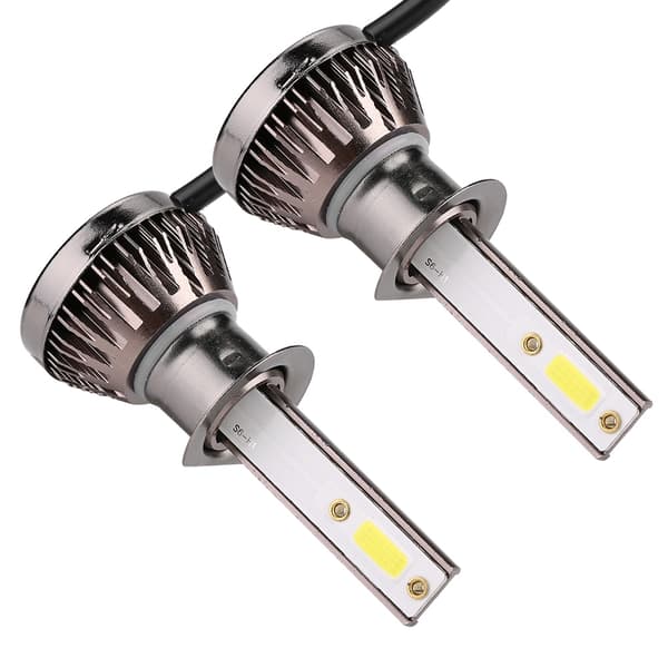 2 kpl Mini auton LED-ajovalot 36W 6000LM vedenpitävät sumuvalot H1