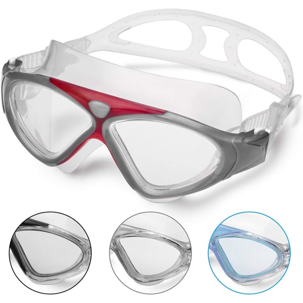 Simglasögon, Badglasögon för vuxna Anti-dimma Inget läckage, Röd