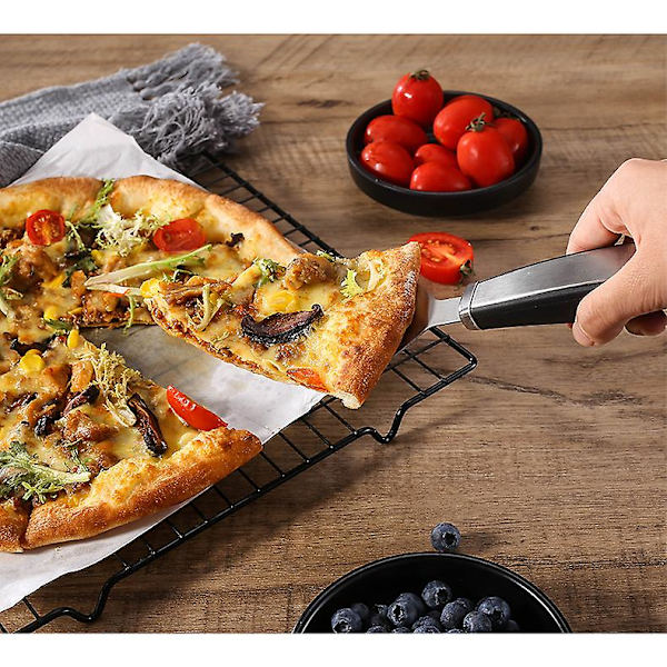 Premium Pizzakutter - Pizzakutterhjul i Livsmedelskvalitet Rostfritt Stål - Smidigt Roterande Pizzakutterhjul Med Ergonomiskt Halksäkert Handtag