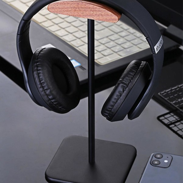 Earphone Stand Metal Headphone Hanger With Cable Holder Earphones Mounting