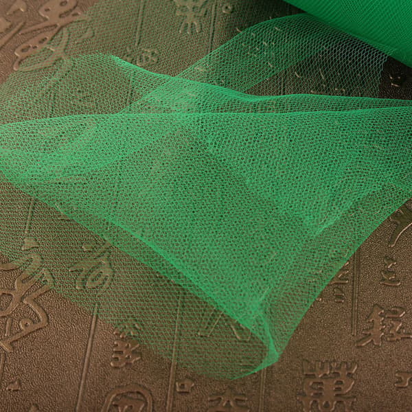 100 meter 15 cm bryllupsdekorasjon tyllrull spole klesstrikket stoff til sying (grønn)