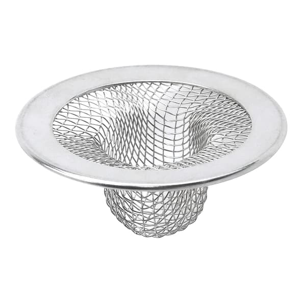 Diskho Sil, 2-pack Rostfritt Stål 2-tums Diameter Mesh Rund Filter Badrum Badkar Diskbänk Avfallskorg Filter