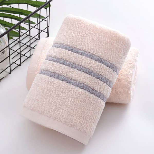 Set med 3 bomullshanddukar Handduksset 72*32 cm Badhanddukar Handdukar Bomull Badhanddukar Rosa, Vit, Grå Handdukar för Badrum Kök
