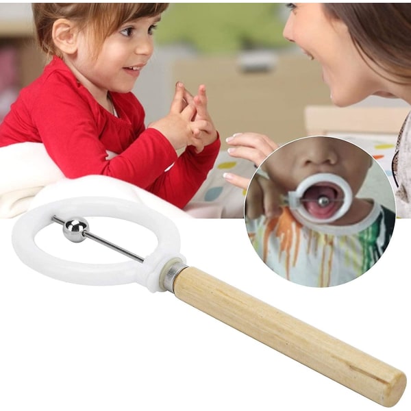 Kielenkärkiharjoitus, lasten suukielenkärkiharjoituslaite Suun lihasvoiman ja kielen harjoitteluväline (1 kpl, puunvärinen)