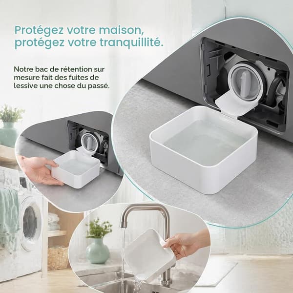 Vaskemaskin vannsamlebrett | 3D-printet vanntett samlebrett | Samletrakt