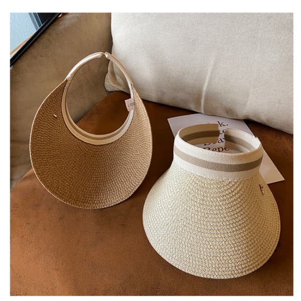 Solhatt for kvinner, med bred brem for kvinner, hatt Blue