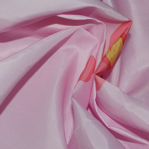 Tecknad duschdraperi Rosa Persika Badrumsgardiner Flicka Flickor Söt Pe