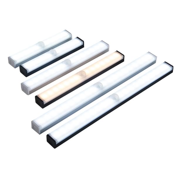 Magnetisk nattlampe med bevegelses- og lyssensor, 21 cm