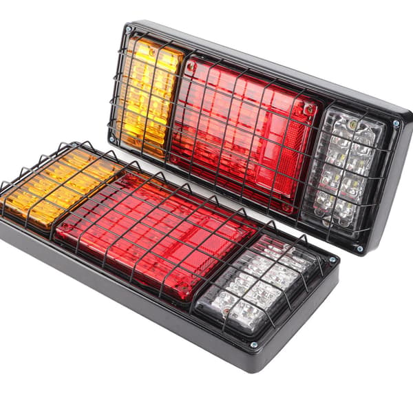 2 stk. 12V LED Baglygter Bremselys Baklys 40 LED Blinklys til Trailer Lastbil Båd