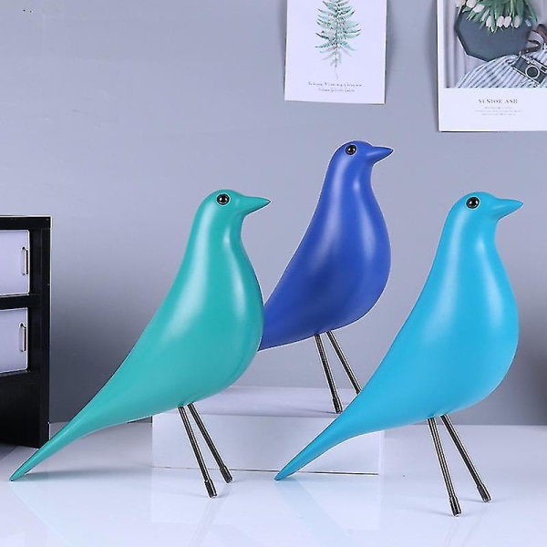 Eames fågelstaty Kreativt hartshantverk Kontorsdekoration Skulptur Heminredningstillbehör