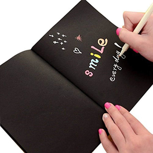 Metallic Tuscher til Scrapbooking - Tuscher til Sort Papir - Metallic Tuscher til Scrapbooking, Guld Tuscher Metallic Scrapbooking Tilbehør til Kortfremstilling, DIY