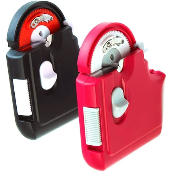 Fiskekrok-bindermaskin Automatisk Elektrisk Binding av Fiskeknut Rask Binding Enhet Utstyr for Fiske Røde Fisketilbehør (2 stk, Rød+svart)