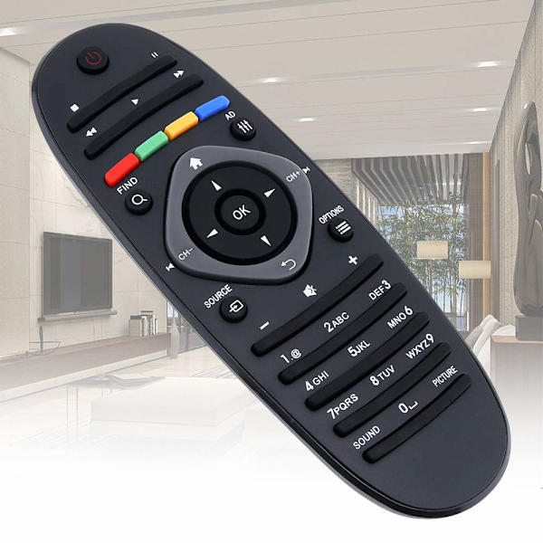 Fjärrkontroll Smart TV Fjärrkontroll Ersättning Passar för Philips TV 39PFL 42 46 50 55 PFL5721/T3 50PFL5820