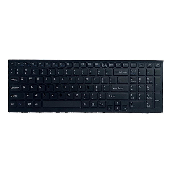 Engelsk tangentbord med US-layout för SonyVPC-EH VPCEH-serien Svart ram