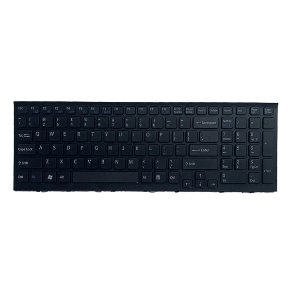 Us Layout Engelsk tastatur for Sonyvpc-eh Vpceh Series Black Frame Keyboard
